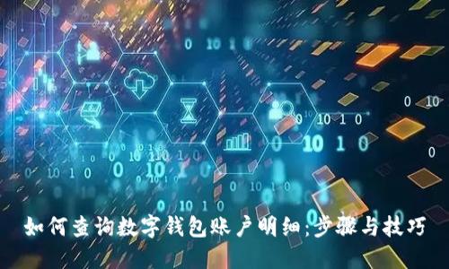 如何查询数字钱包账户明细：步骤与技巧